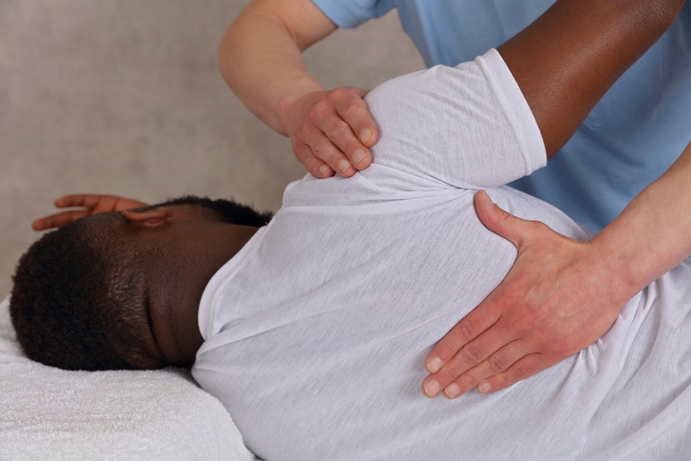 physical therapy massage for shoulder bursitis